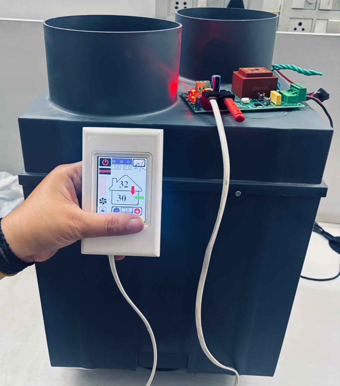 DRDO avalanche monitoring system test display